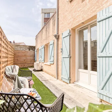 Sejour Pro Au Centre De Tarbes, Terrasse Privee, Wifi, Calme Et Autonomie דירה